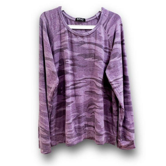 BUFFALO purple Camo long sleeve. - Picture 1 of 4